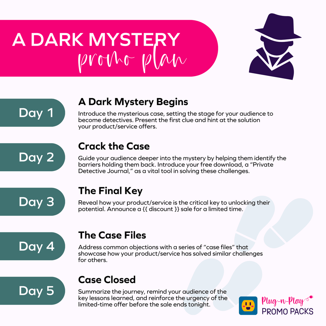 A Dark Mystery - Plug - n - Play Promo Pack - Birdsong Shop