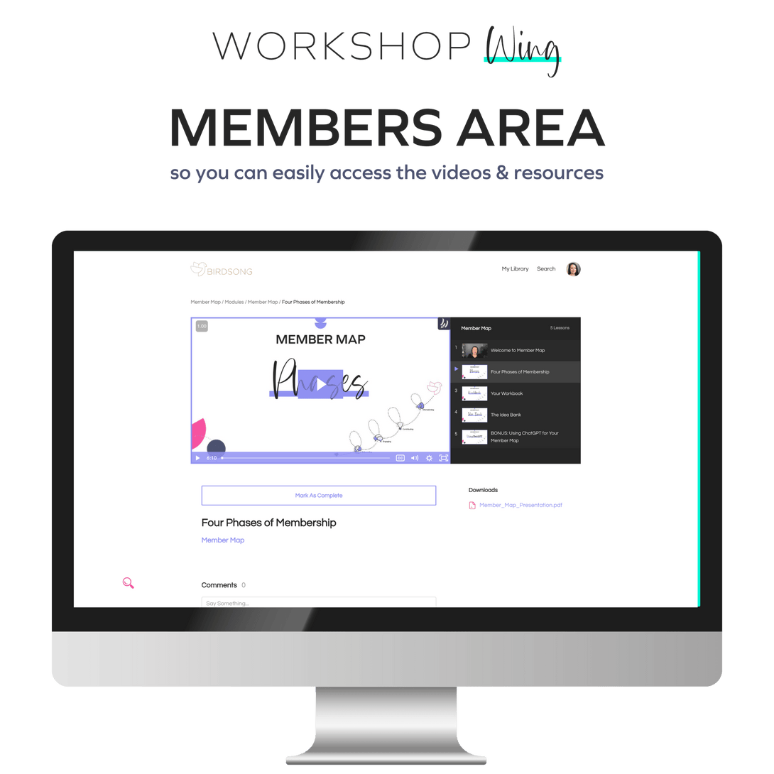 Member Map Workshop - Birdsong Shop