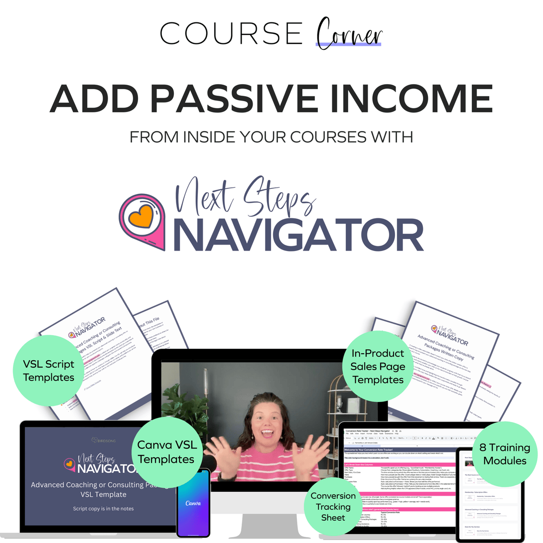 Next Steps Navigator - Birdsong Shop