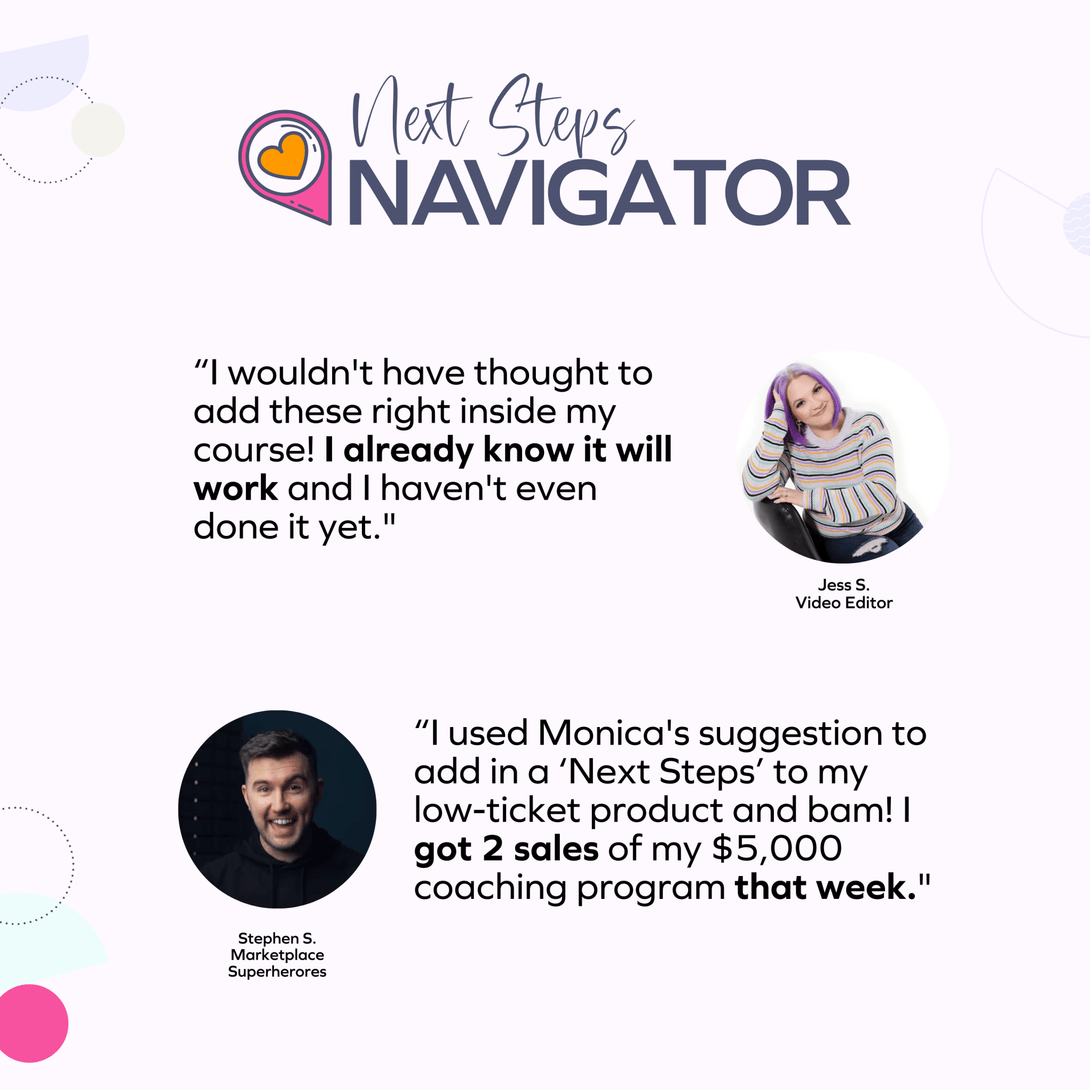 Next Steps Navigator - Birdsong Shop