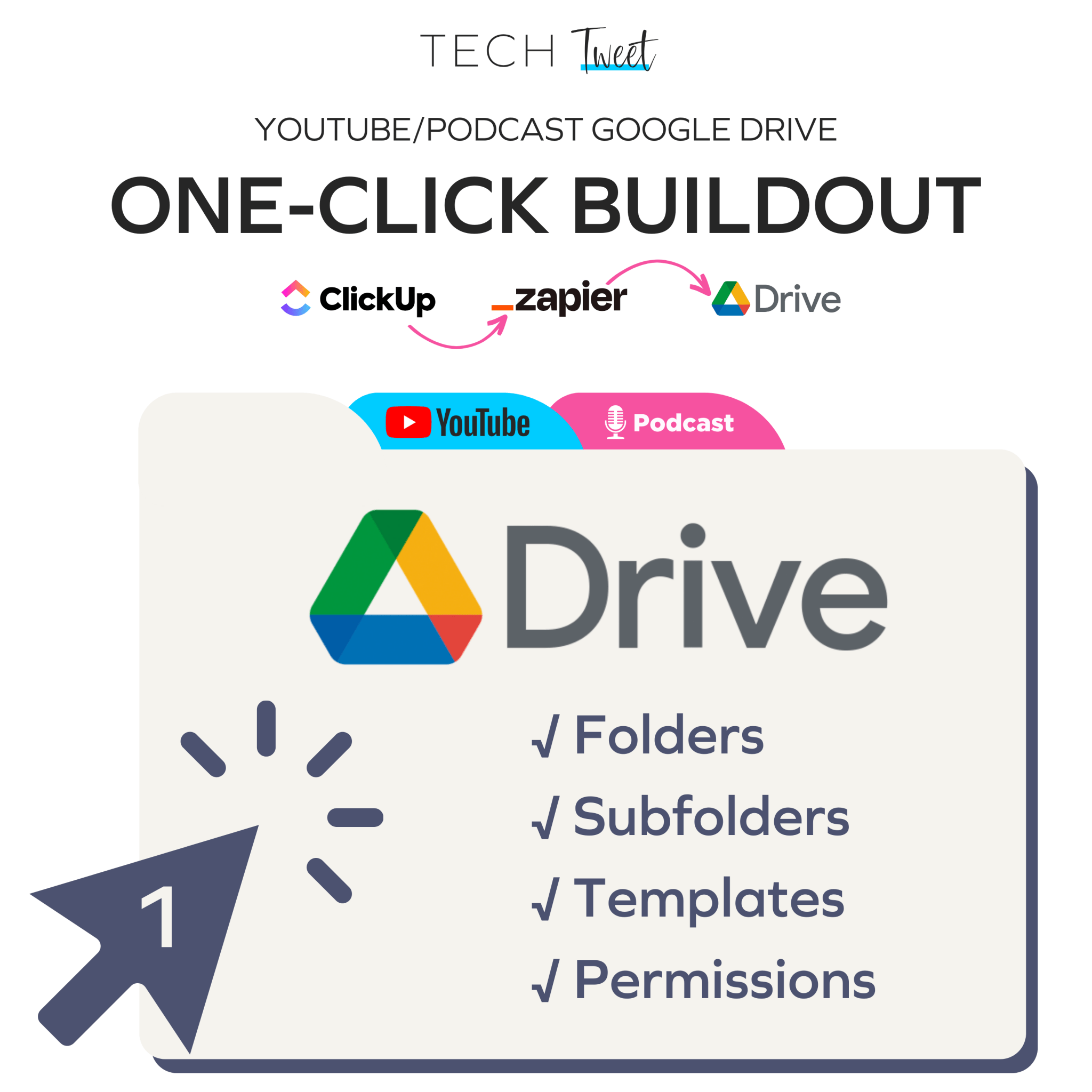 One-Click Folder Buildout for YouTube or Podcasts - ClickUp Version ...