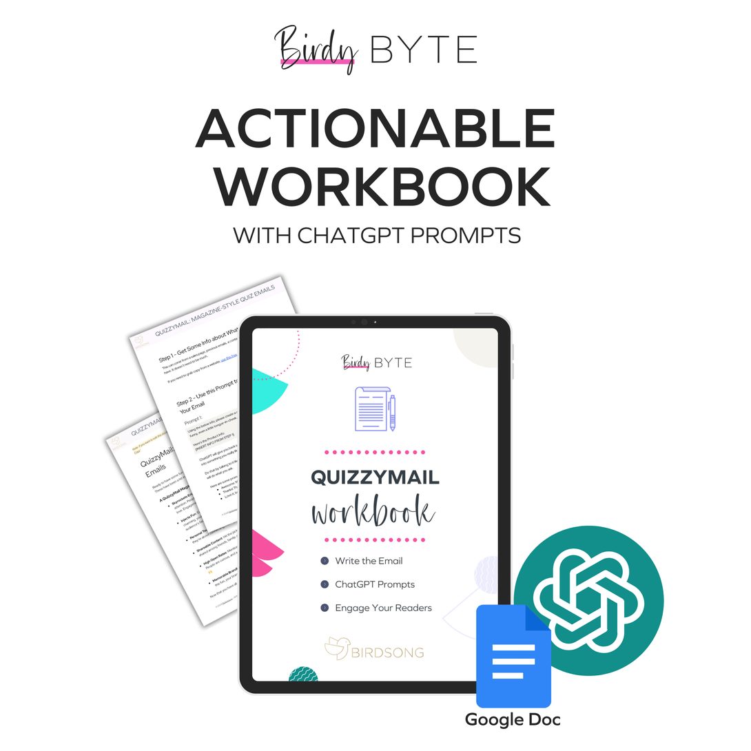QuizzyMail: Magazine-Style Quiz Emails using AI - Birdsong Shop